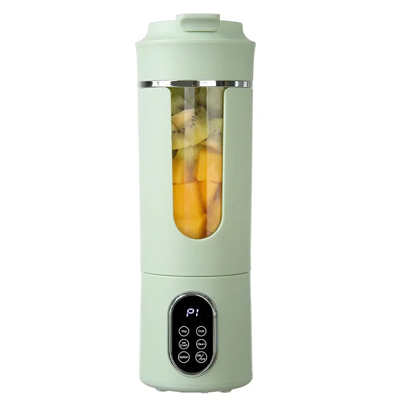 Mixeur portable sans fil, petit presse-agrumes rechargeable, mini mélangeur personnel pour smoothies et milkshakes, avec fonction de nettoyage automatique, en déplacement et facile à utiliser