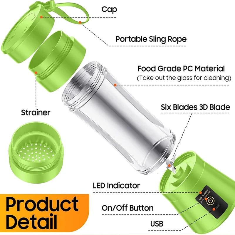 Portable Mini Blender Juice Maker